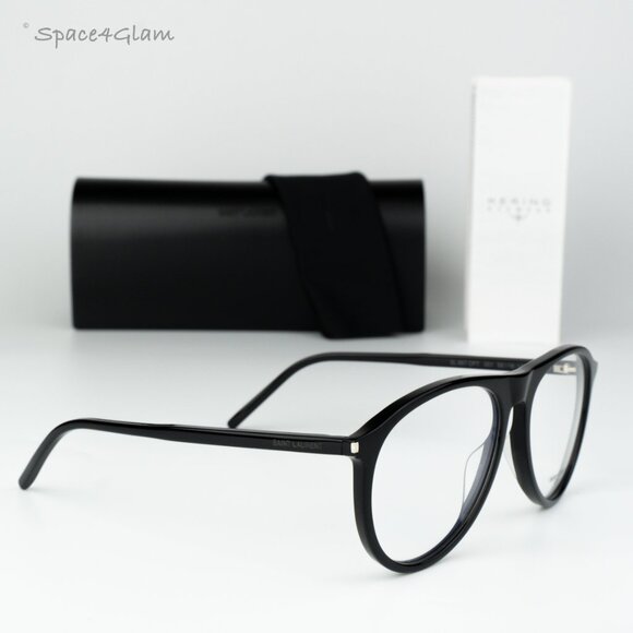 Saint Laurent Women Eyeglasses Black Demo Pilot SL667OPT 001 BRAND NEW - Picture 4 of 10